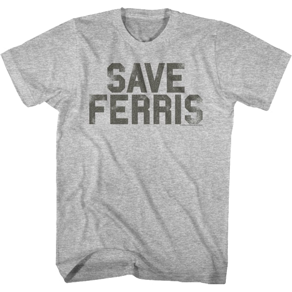 Kulunut Save Ferris Bueller -T-paita L