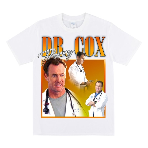 DR PERRY COX Hyllest T-skjorte White XXXL