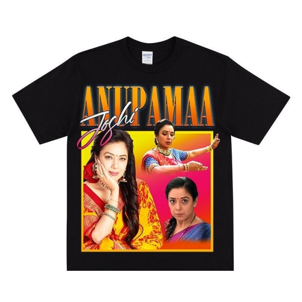 RUPALI GANGULY T-shirt För Bollywood-Fans Black XXL