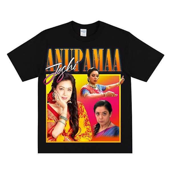 RUPALI GANGULY T-shirt För Bollywood-Fans Black XXXL
