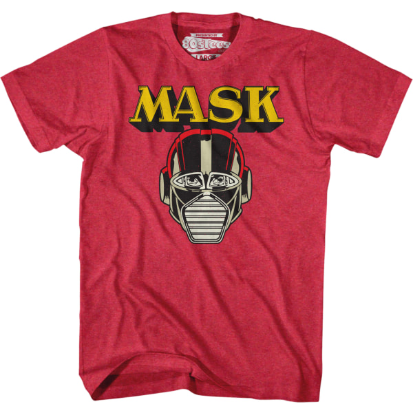 Retro Rød Ikon MASK T-shirt XL