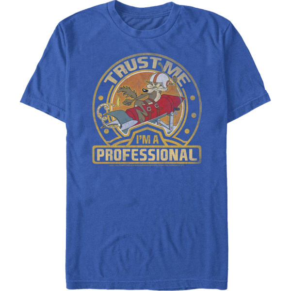 Wile E. Coyote Trust Me I'm A Professional Looney Tunes T-shirt S