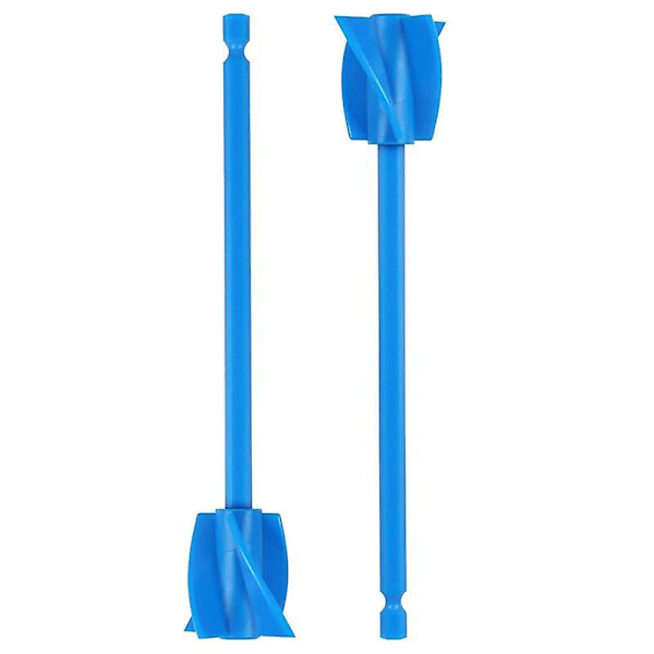 2-pack Resinblandare Paddel, Epoxi Blandare Tillbehör för Borr, Återanvändbar Färgblandare för Epoxi, C