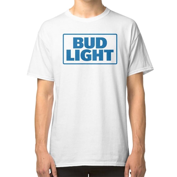 BLÅ TEKST BUD LIGHT T-shirt L