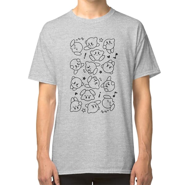 Kirby Mass Attack! T-shirt grey S