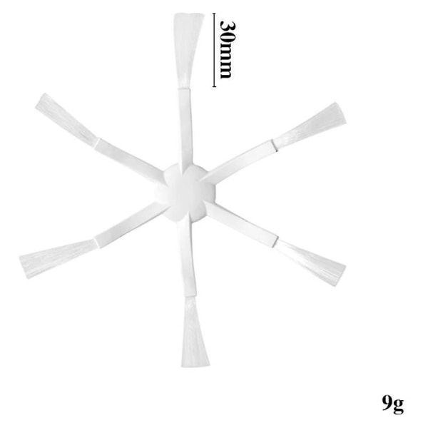 1c 2c 1t D9 F9 L10 Pro L10 Plus Z10 Pro Robotstøvsuger 6-armede Sidebørsteudskiftning