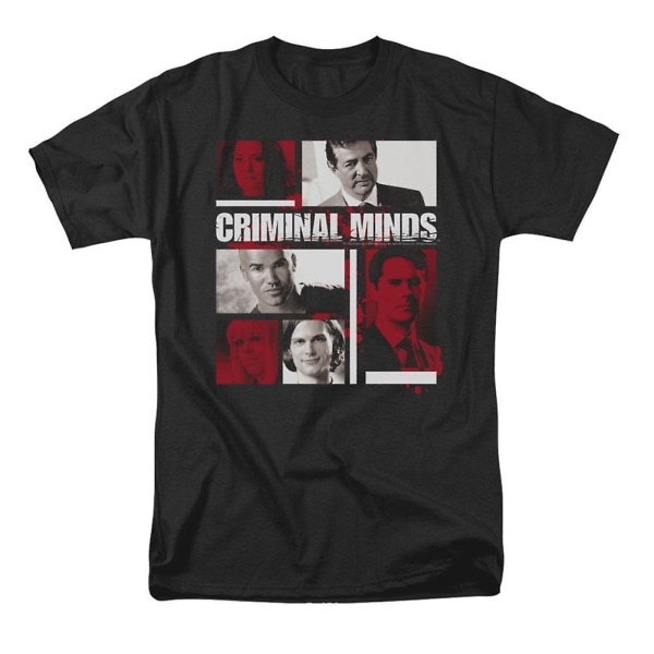 Criminal Minds -hahmojen laatikot -paita S