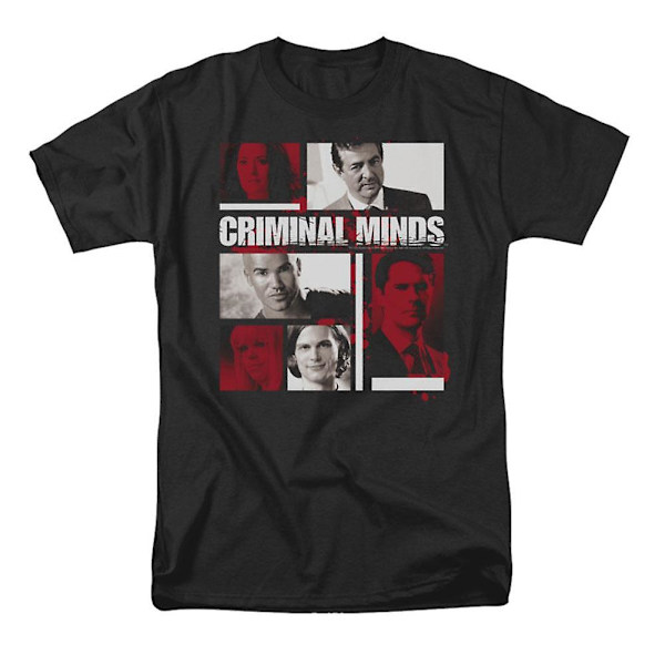 Criminal Minds Karaktärslådor T-shirt XXXL