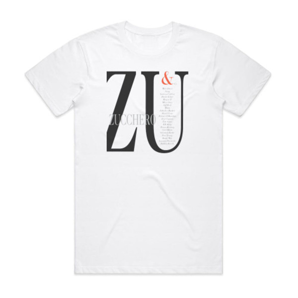 Zucchero Zu Co Album Cover T-shirt Hvid XXXL