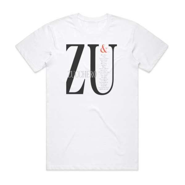 Zucchero Zu Co Album Cover T-Shirt Vit XXXL