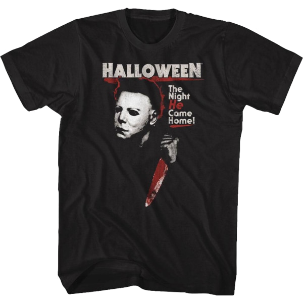 The Night He Came Home Halloween T-paita XL