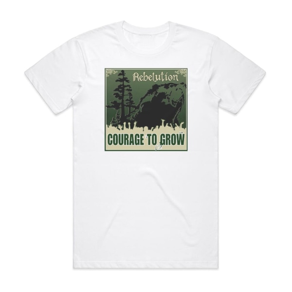 Rebelution Courage To Grow Album Cover T-Shirt Hvid L