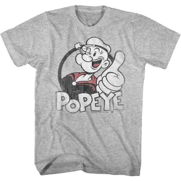 Tommel Opp Popeye T-skjorte L