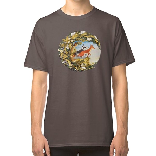 Animals Of Farthing Wood Klassisk Design T-shirt darkgrey L