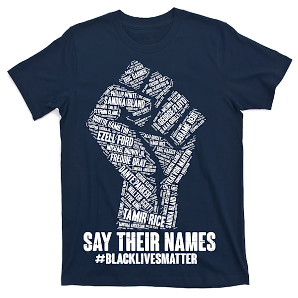 Säg Deras Namn #BLACKLIVESMATTER T-shirt M