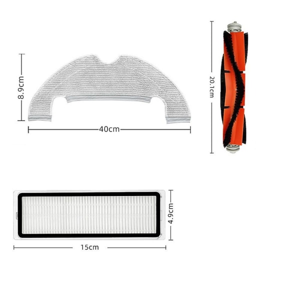 Passer for Bot L10plus/z10pro/d10 Plus/rls3d robotstøvsuger