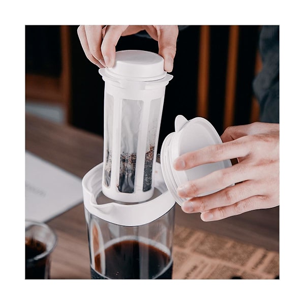 Högkapacitets Isbryggare Kaffe Kanne Kallt Kaffe Kanne Tekanna Tekanna Filter