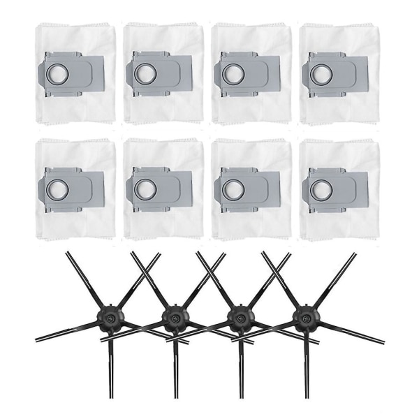 S7 Maxv Ultra Q5+ Q7+ Q7 Max+ T8 Robotdammsugare Sidoborste Dammsäck Ersättningstillbehör