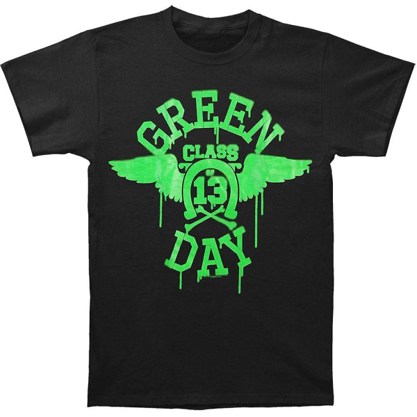 Green Day Neon Musta T-paita M