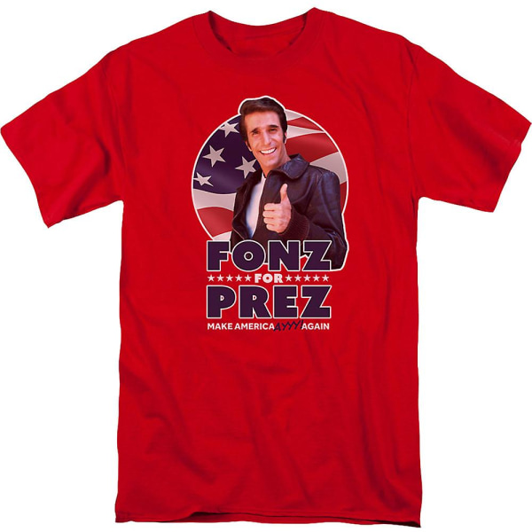 Fonz For Prez Happy Days T-shirt S