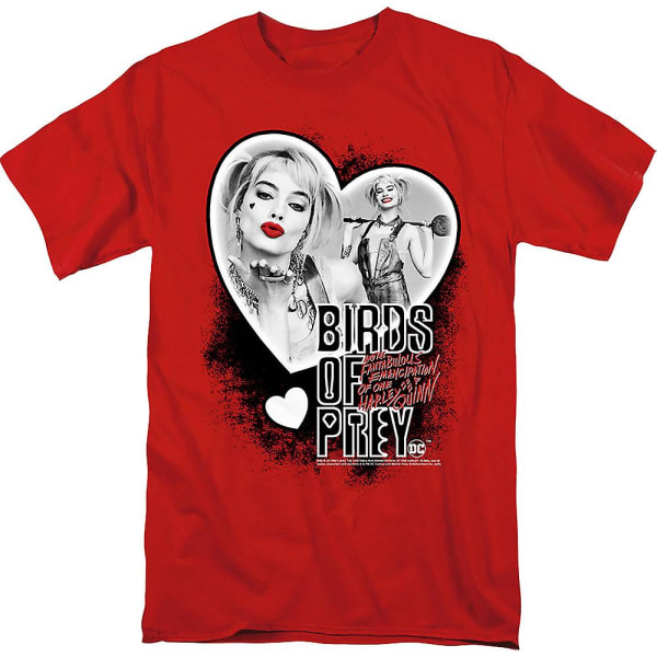 Harley Quinn Sydänkollaasi Birds Of Prey T-paita M