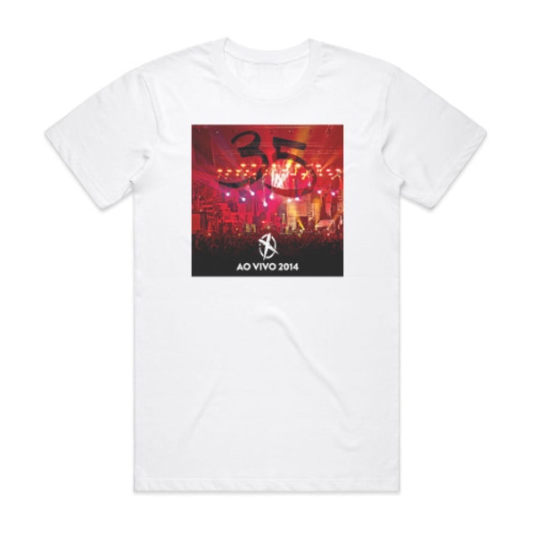 Xutos and Pontapes 35 Ao Vivo 2014 Album Cover T-shirt Vit XL