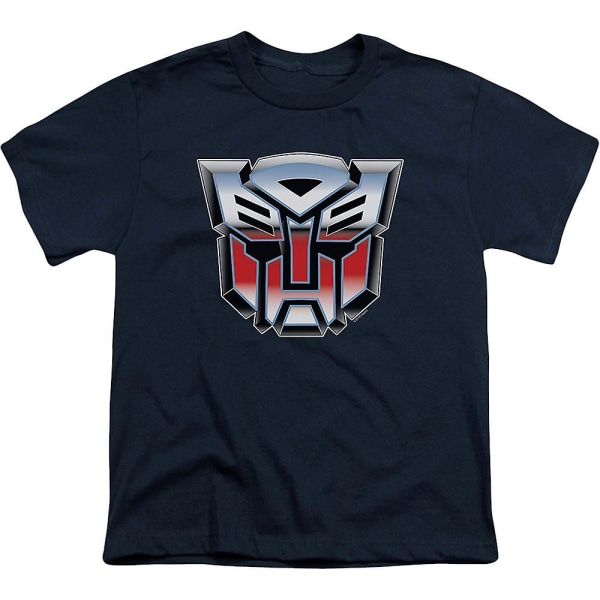 Youth Airbrush Autobot Logo Transformers Shirt L