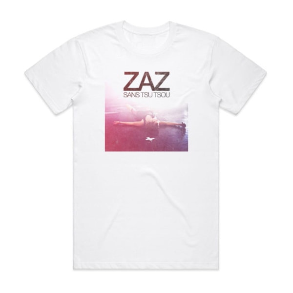 ZAZ Sans Tsu Tsou Album Cover T-shirt Hvid S