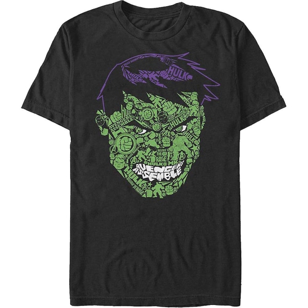 Face Icons Incredible Hulk T-Shirt L