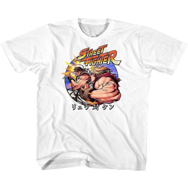 Street Fighter Ryu Vs Ken T-skjorte for ungdom XXXL