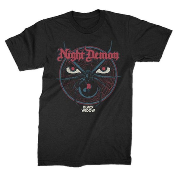 Night Demon Black Widow T-shirt XXXL