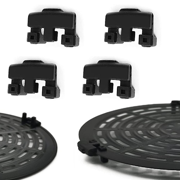 Gummifødder til Instant Vortex Air Fryer, 4 stk. Høj kvalitet gummibumper, gummibeskyttelse mod ridser