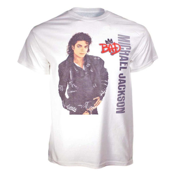 Michael Jackson T-shirt Michael Jackson Bad Crown T-shirt L