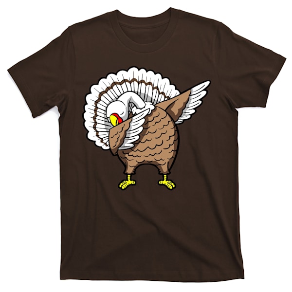 Dabbing Tyrkiet Sjov Thanksgiving Day T-Shirt M
