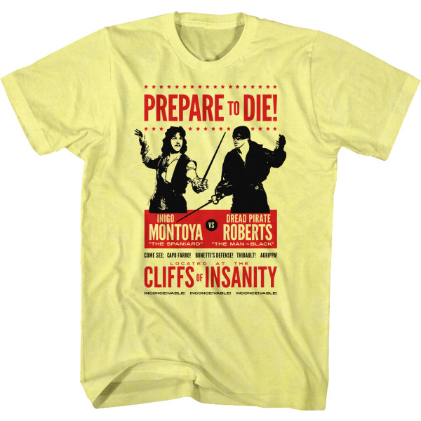 Inigo Montoya vs Dread Pirate Roberts Prinsessen Bruden T-shirt XXL