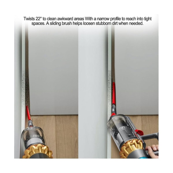 Spaltborstverktyg + förlängningsslang för V7/v8/v10/v11/v12/v15 dammsugare Obehagligt utrymmesverktyg