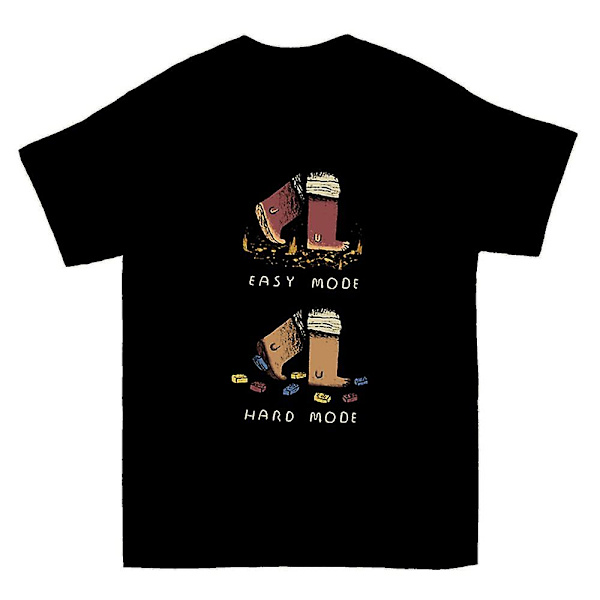Easy Mode T-skjorte XL