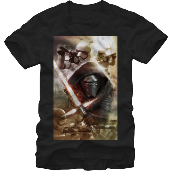 Star Wars T-shirt med First Order-attack M