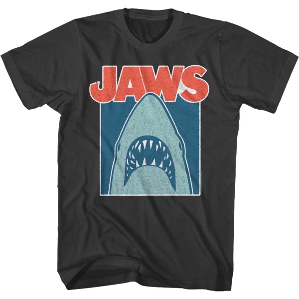 Distressed Frame Jaws T-shirt M