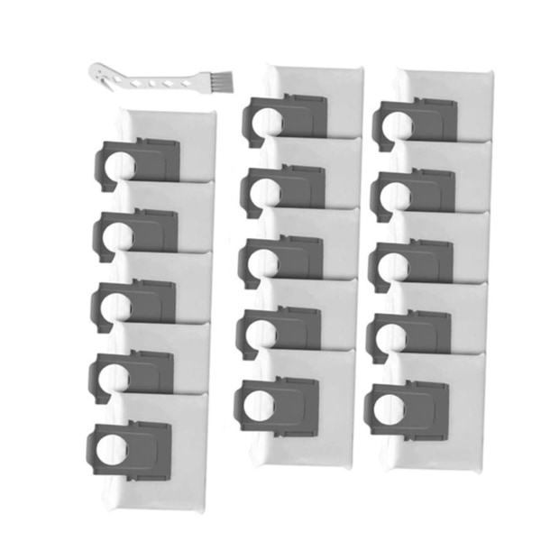 1 Sett Støvpose Sett for S7 Maxv Ultra Q5+ Q7+ Q7 Max+ T8 Støvsuger Reservedeler