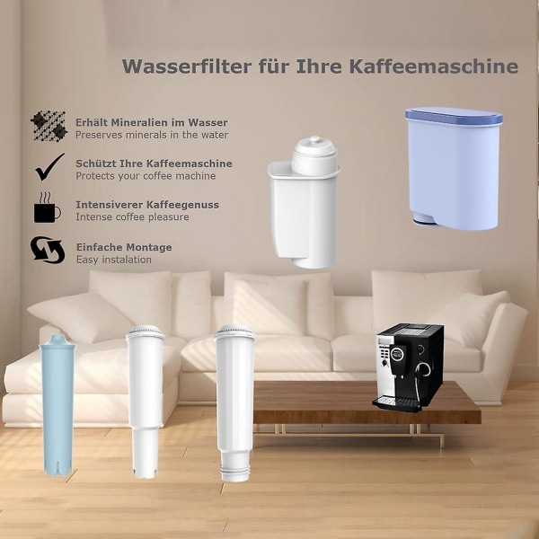 Patron till aqua clean helautomatiska kaffemaskiner, passar för ca6903/10 och ca6903/22 och ca