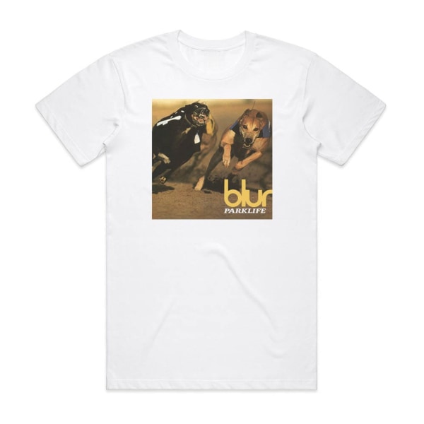Blur Parklife Album Cover T-Shirt Vit XXL