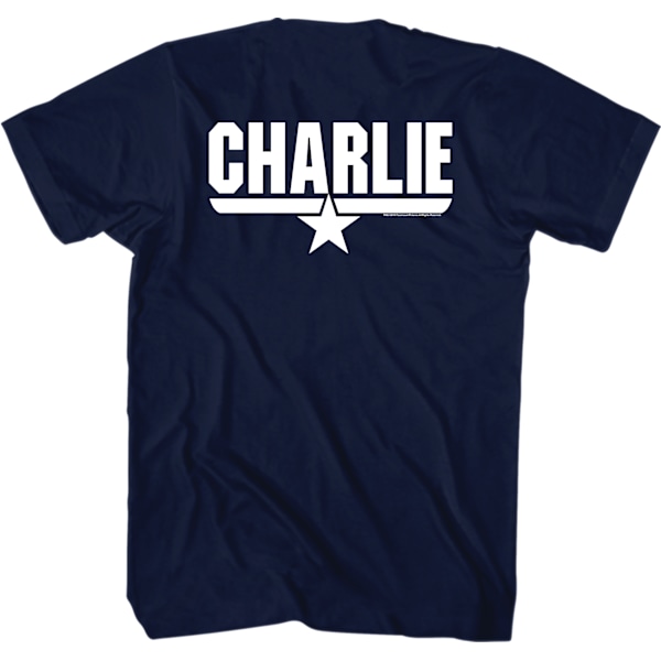 Voksen Charlie Top Gun T-shirt M
