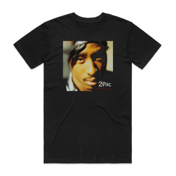 2Pac Greatest Hits Album Cover T-skjorte Svart L