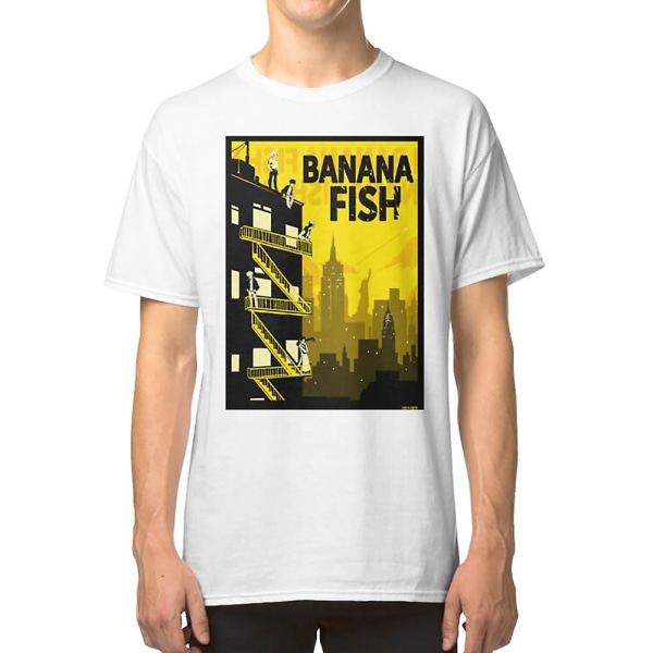 Banana Fish T-skjorte XXL