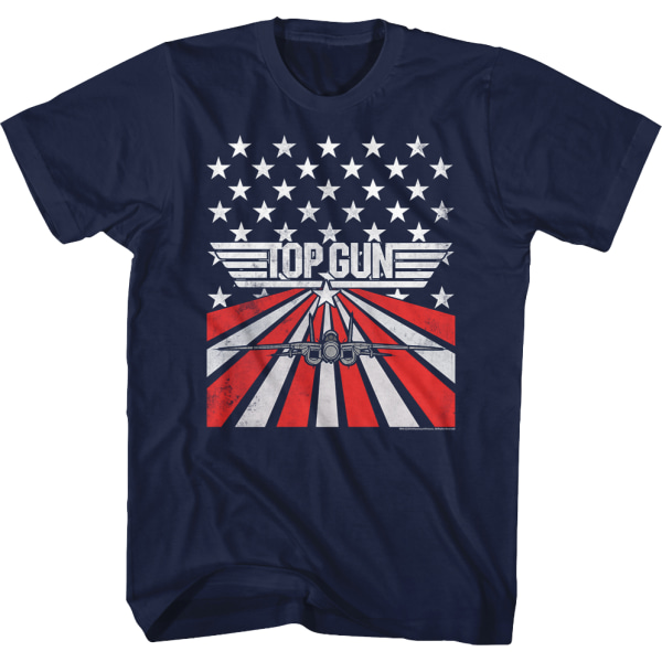 Amerikansk Flag Top Gun T-shirt M