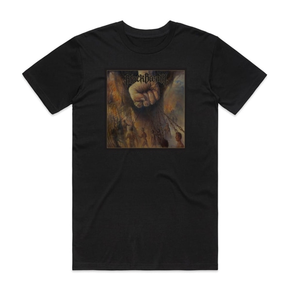 Svart Breath Slaves Beyond Death Album Cover T-Shirt Svart XL