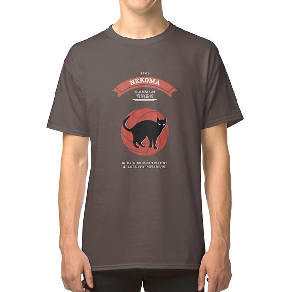 Nekoma Crest (lys) T-skjorte darkgrey L