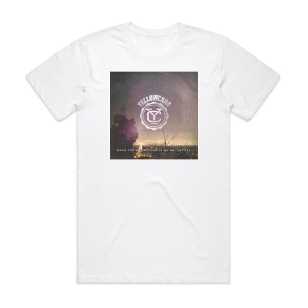 Yellowcard When You're Through Thinking Say Yes Album Cover T-shirt Hvid L