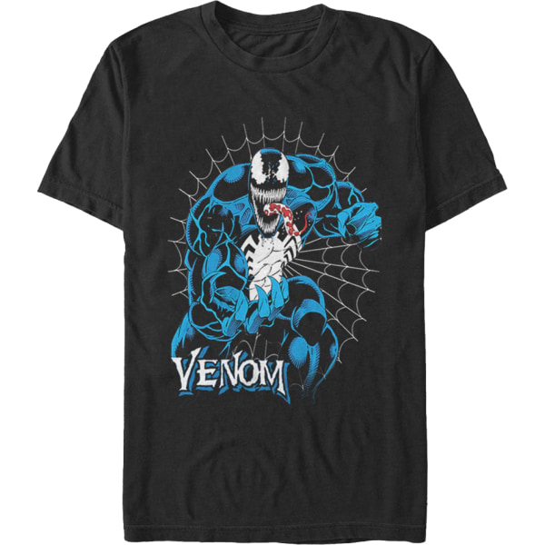 Venom Web Marvel Comics T-shirt Ny M